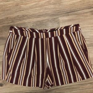 E & M stripped shorts